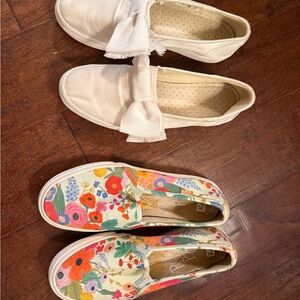 Keds Women's Floral and Cream Sneakers